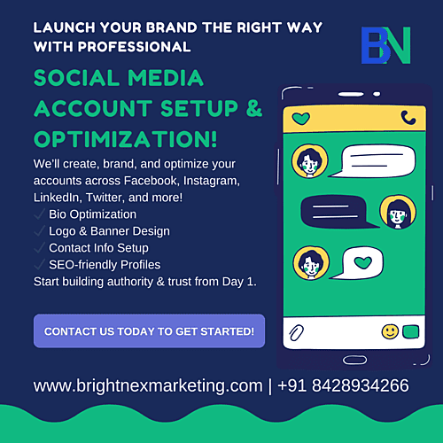 Social Media Account Setup Services